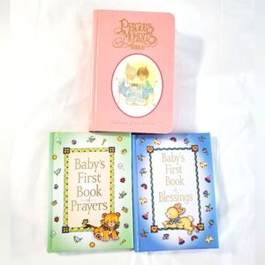 : * Precious moments king james bible & baby first book of blessings & prayers